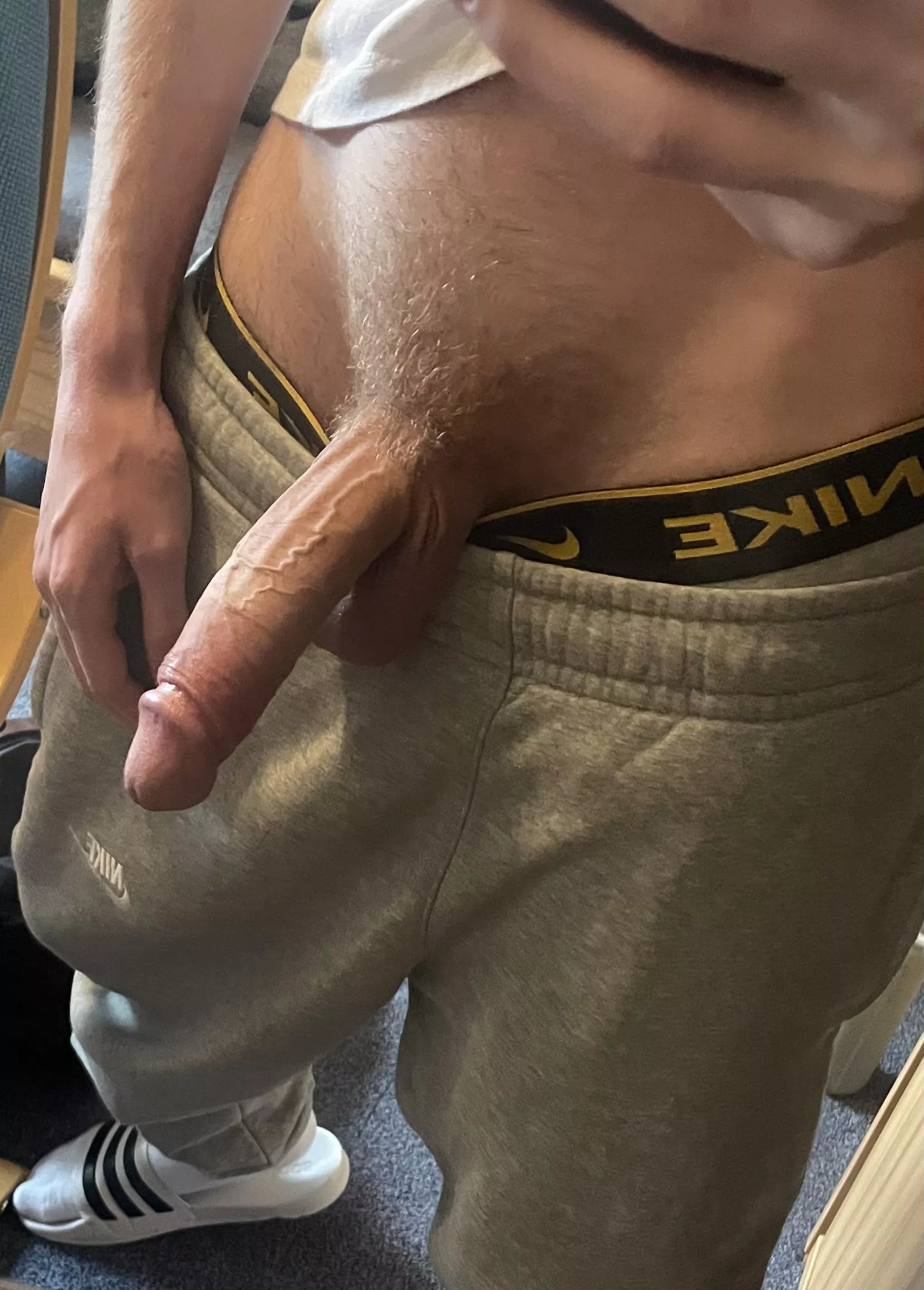 Get on your knees and lick my big cock with the tip of your tongue posted by Matt77177