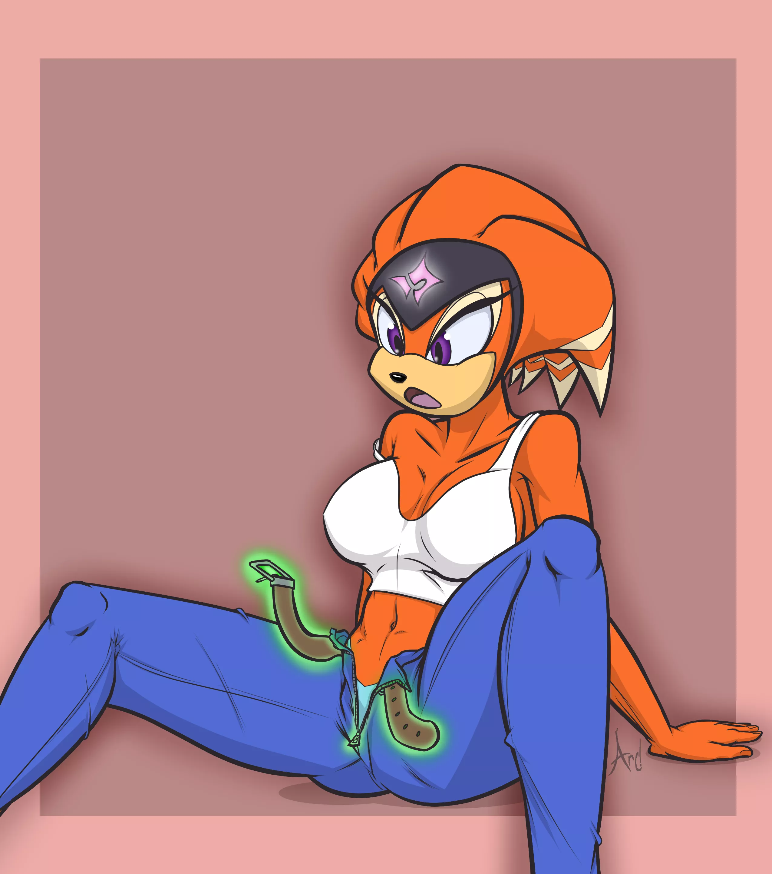 Ghostbustin with shade the echidna (worksofarc) posted by Ghostluvstudios