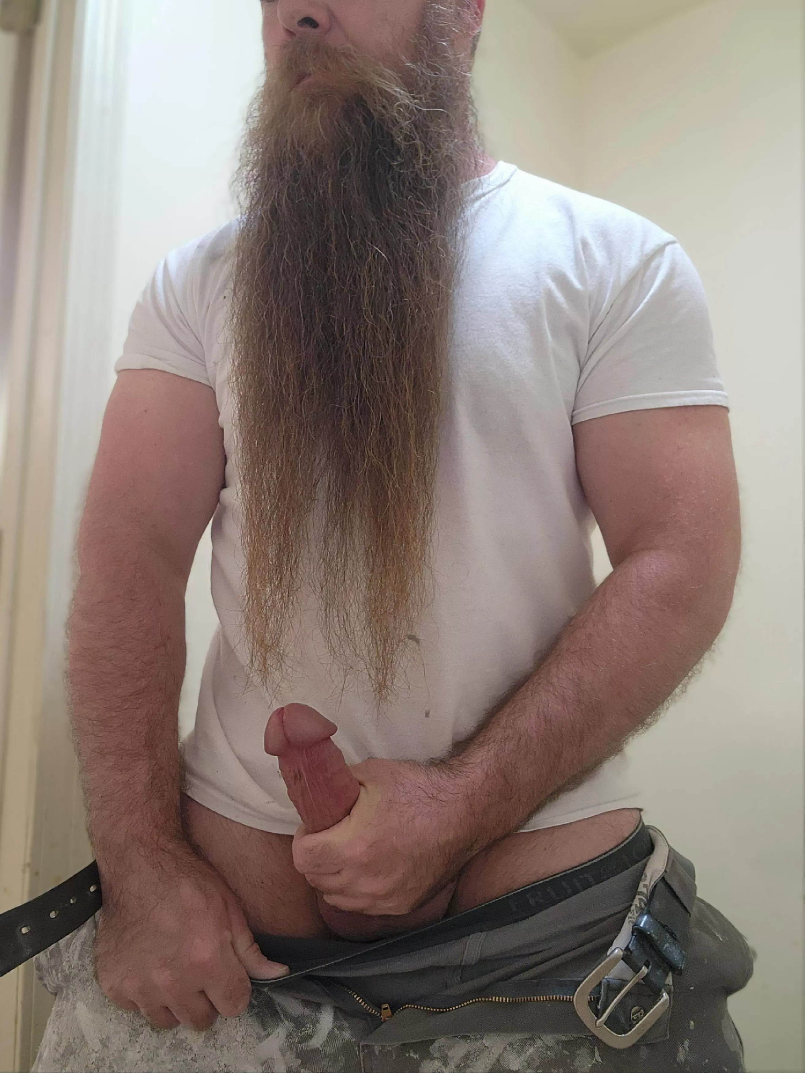 How am I supposed to get any work done when I'm this hard?!? posted by GetMyBeardWet