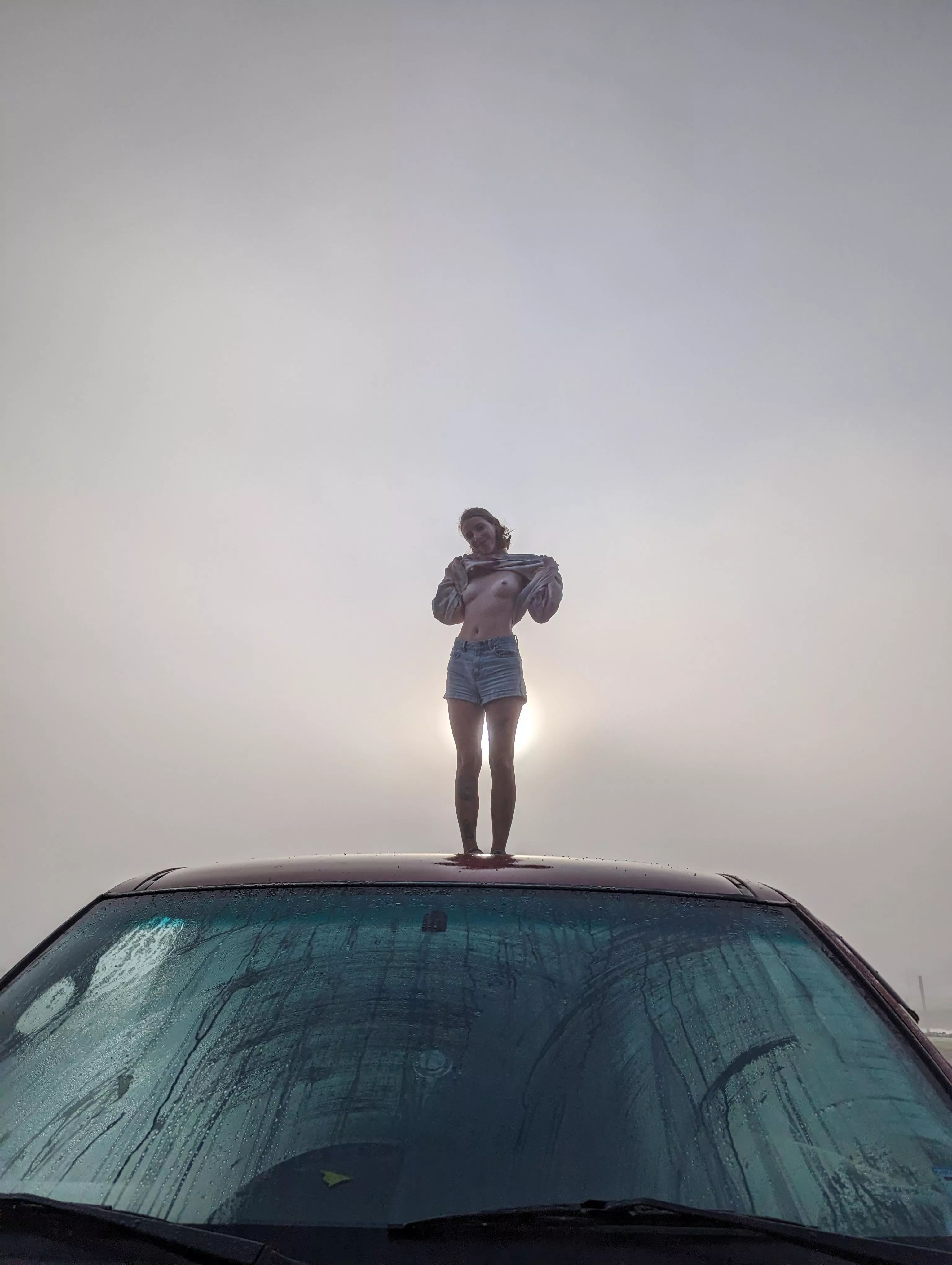 I look so tiny up here🌥️ posted by Outdoorkitty333