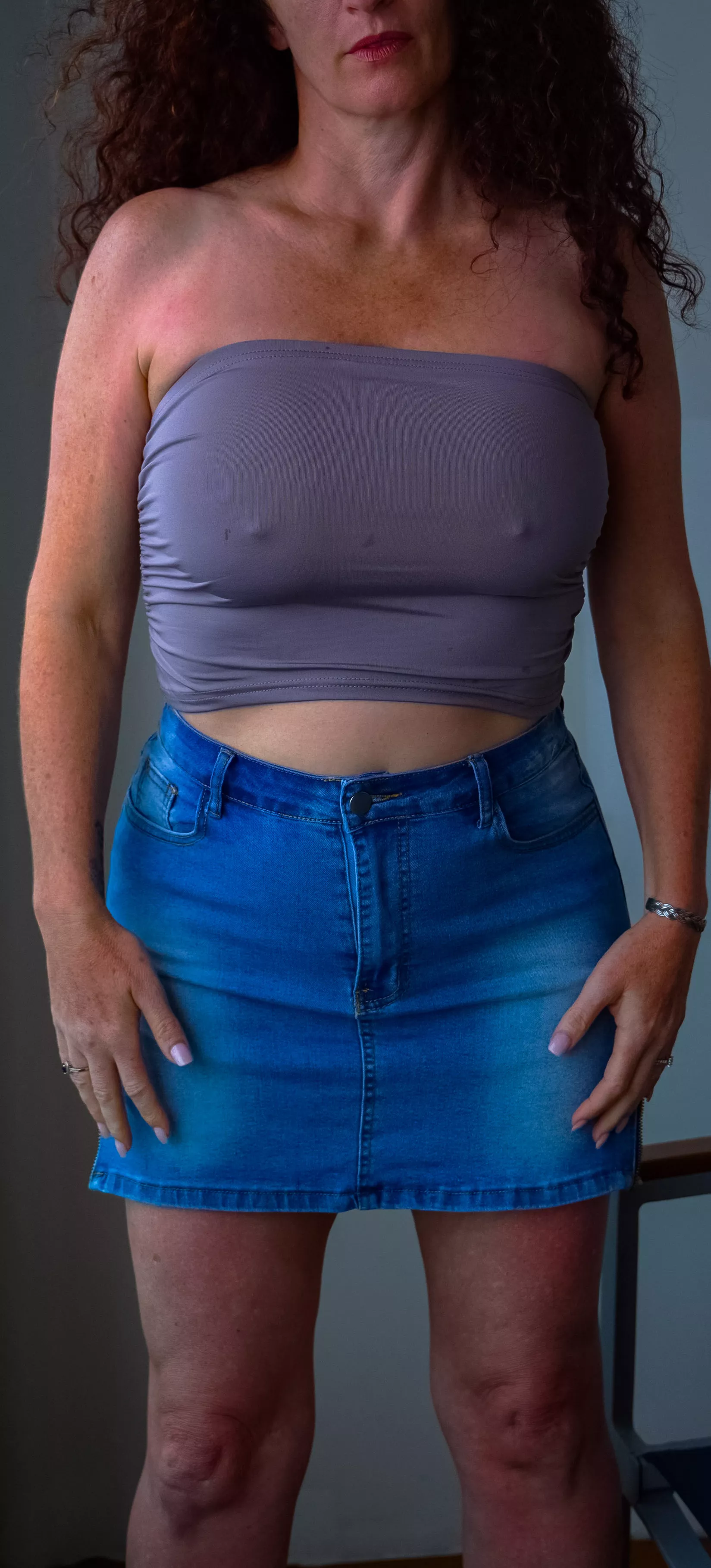 I love denim mini skirts posted by MrsRobynsin