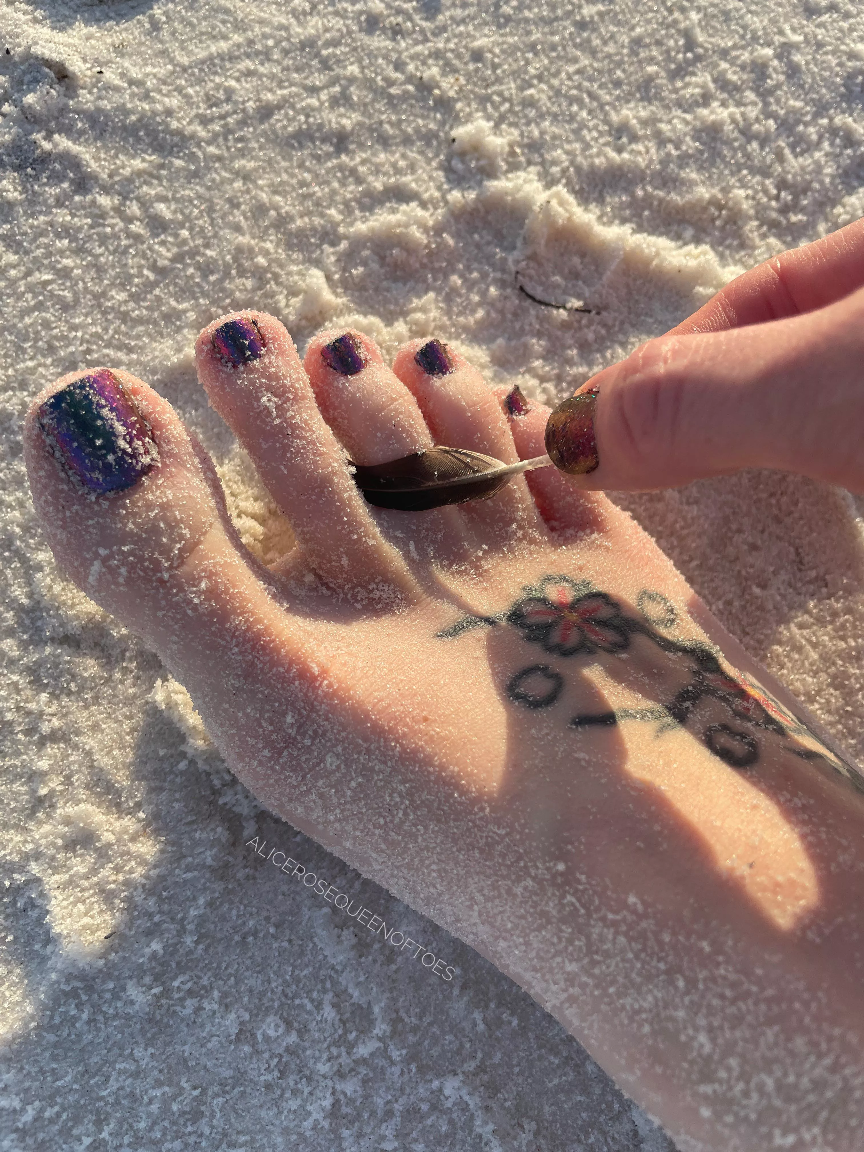 It’s toe tickling time 🙈 posted by AliceRoseQueenOfToes