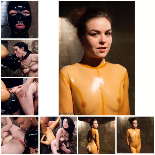 Juliette March Dressed in some Transparent Latex 🔥 by Travis_Nichols