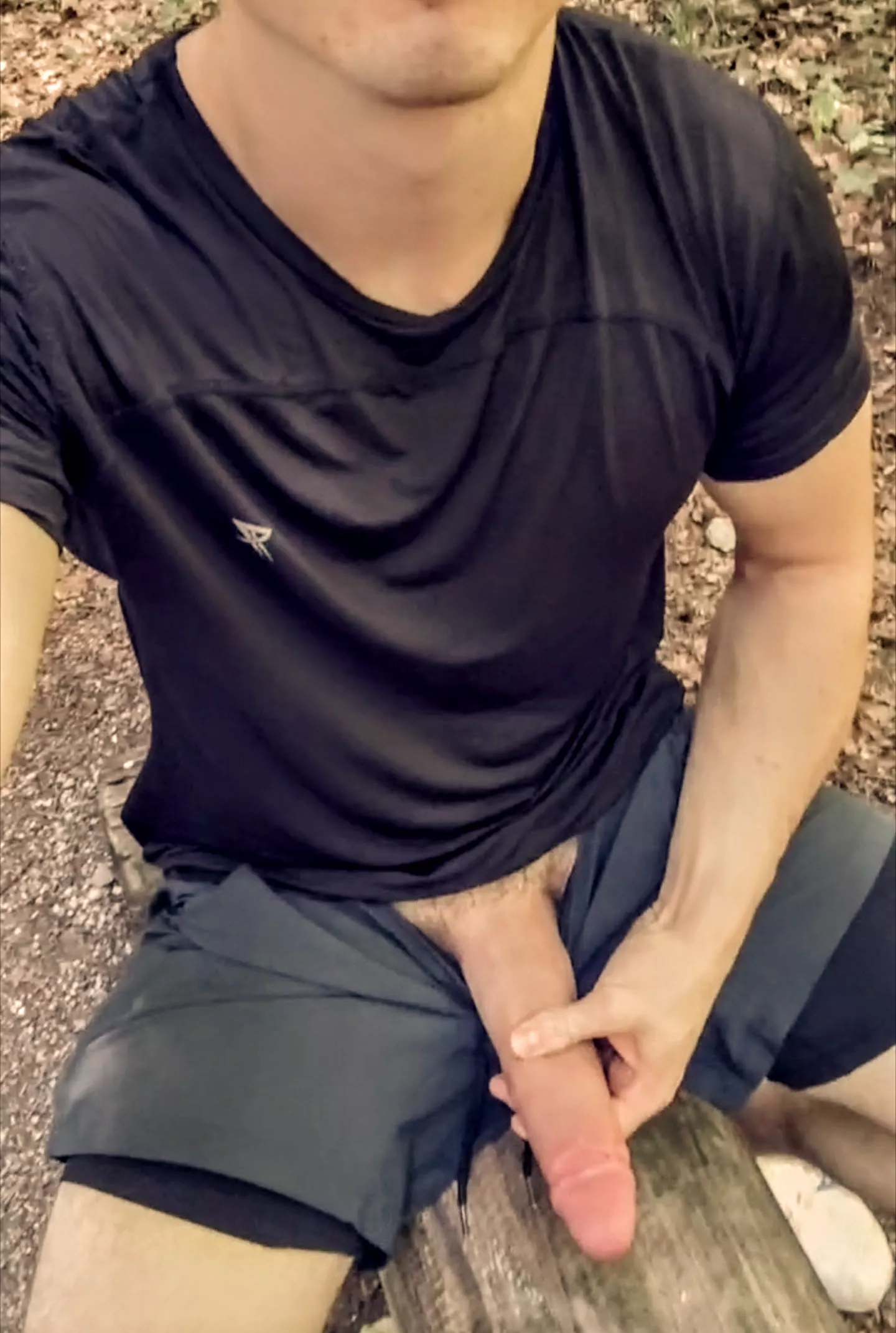 Just me and my log 🪵 waiting for hungry joggers to feed them some fresh protein posted by loucunningrestored