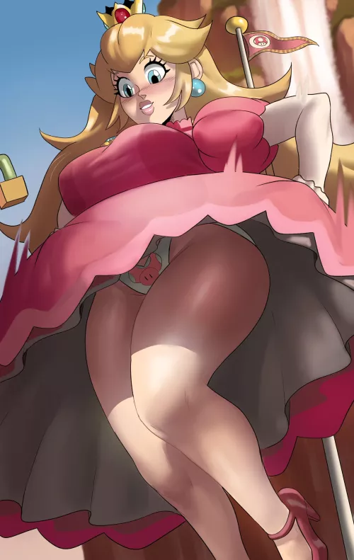 Peach (EchoSaber) [Super Mario Bros.] by Kuro-Oji