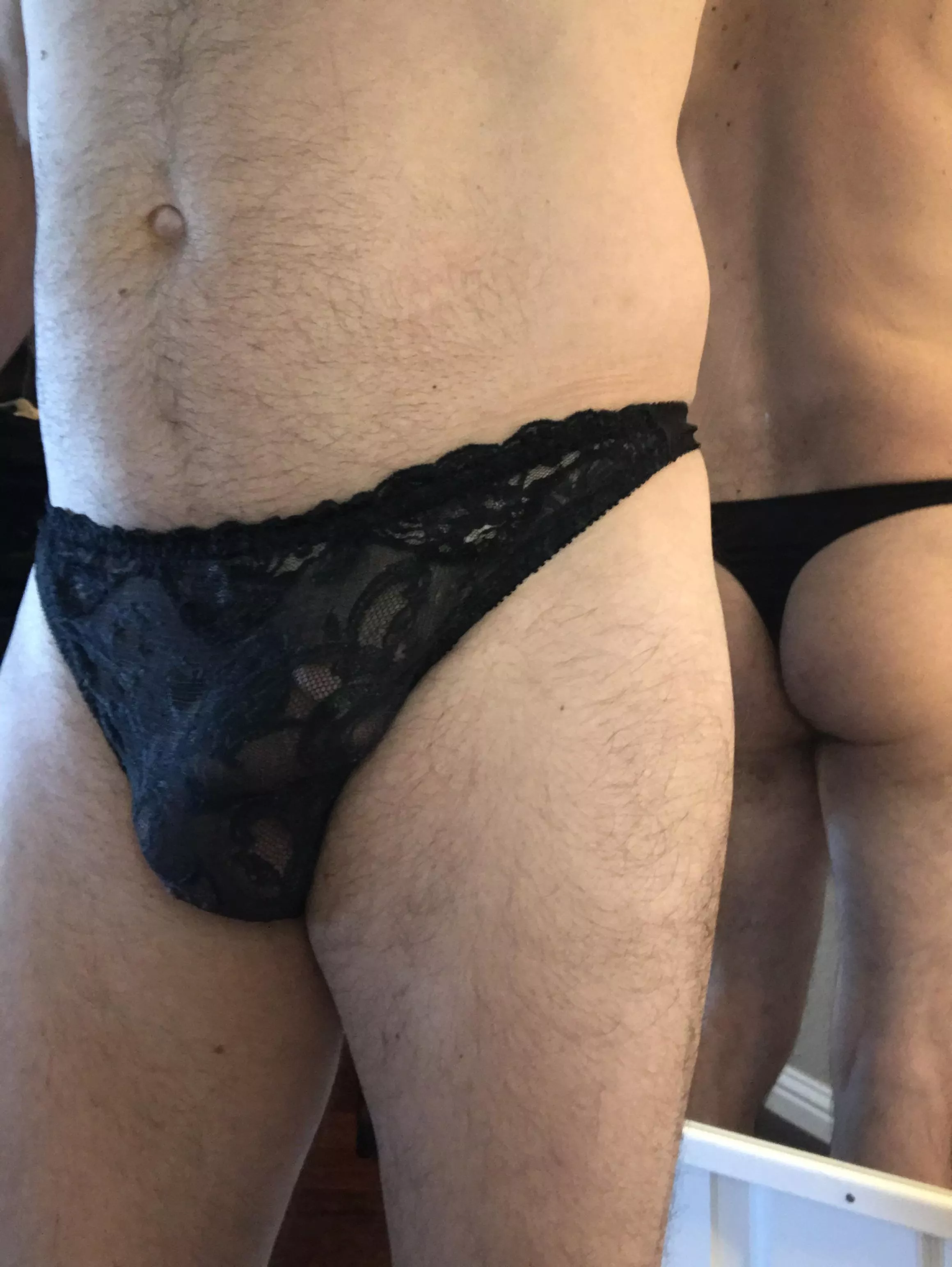 She put me in her thong today. Happy Friday! posted by GloryLocks