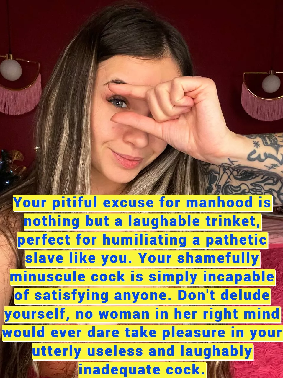 We all know your secret... don't try to hide it! posted by annasmilee-milf