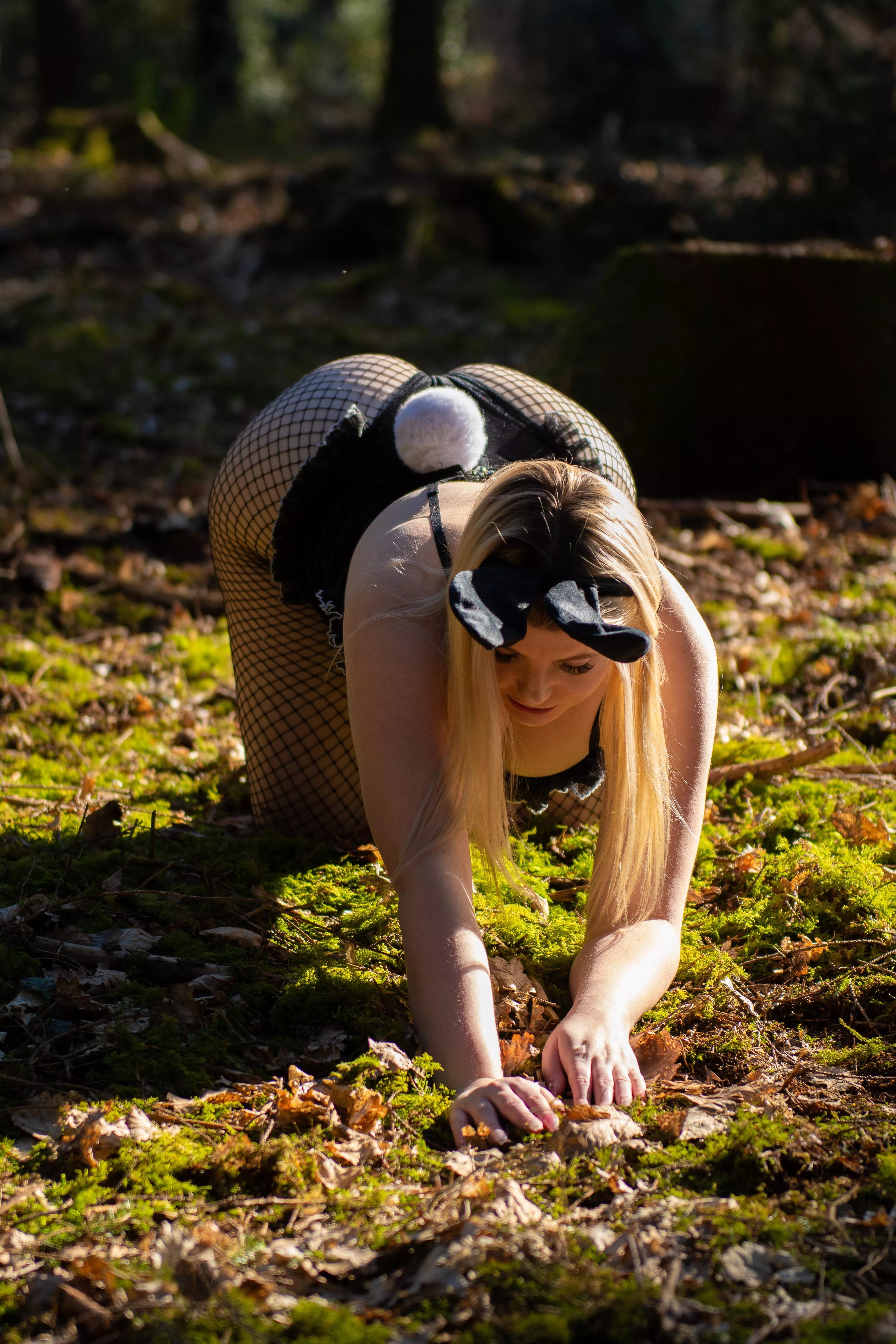 With a bunny tail posted by summerpeachxox