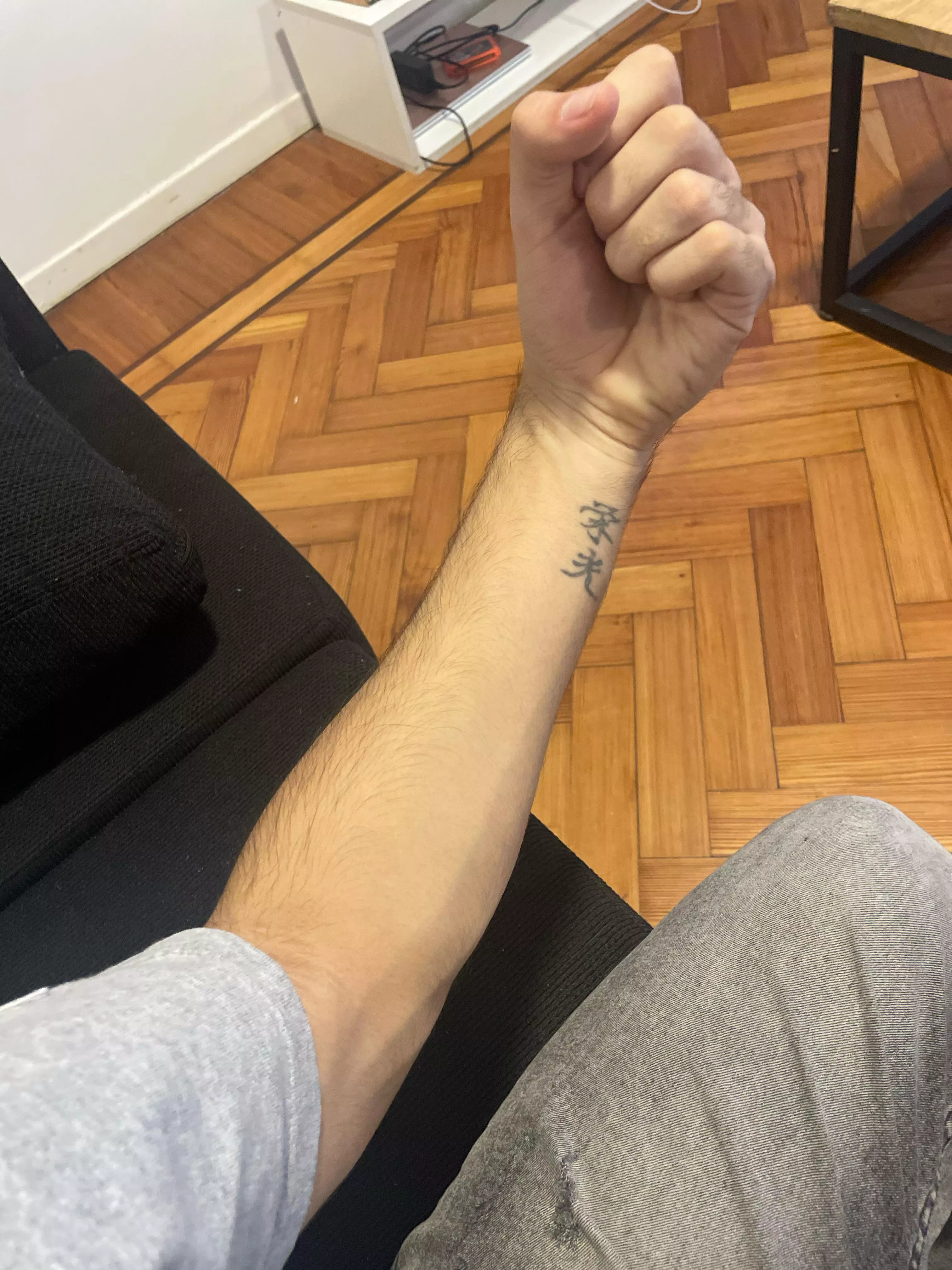 Would you like kiss my forearm? posted by Sexkinky