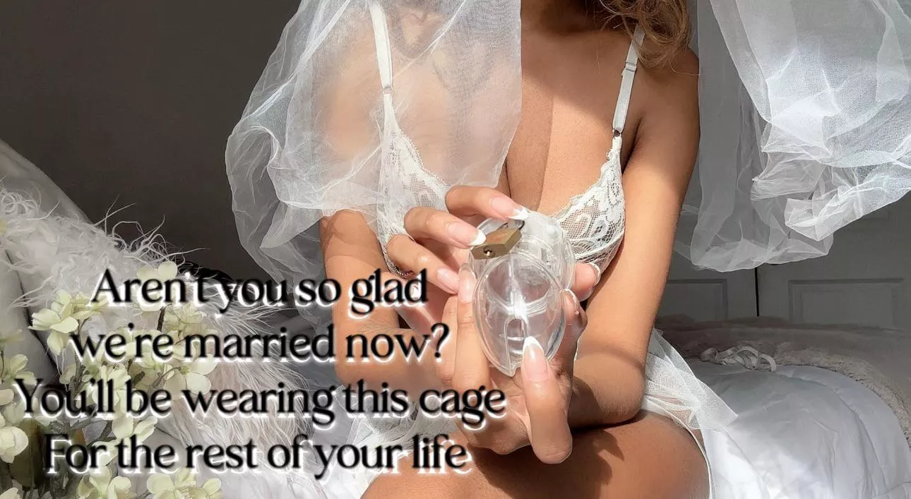 You’ll be spending a very long time as a caged cuck for your wife now. posted by AuroraLizcano