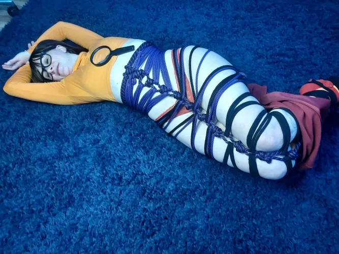 A play friend came over to practice her first mermaid tail for an upcoming suspension! by notreallyvelma