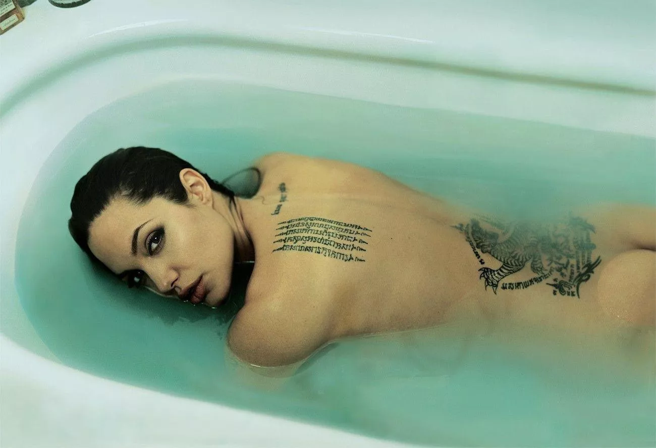 Angelina Jolie in the tub posted by MatthewTripp
