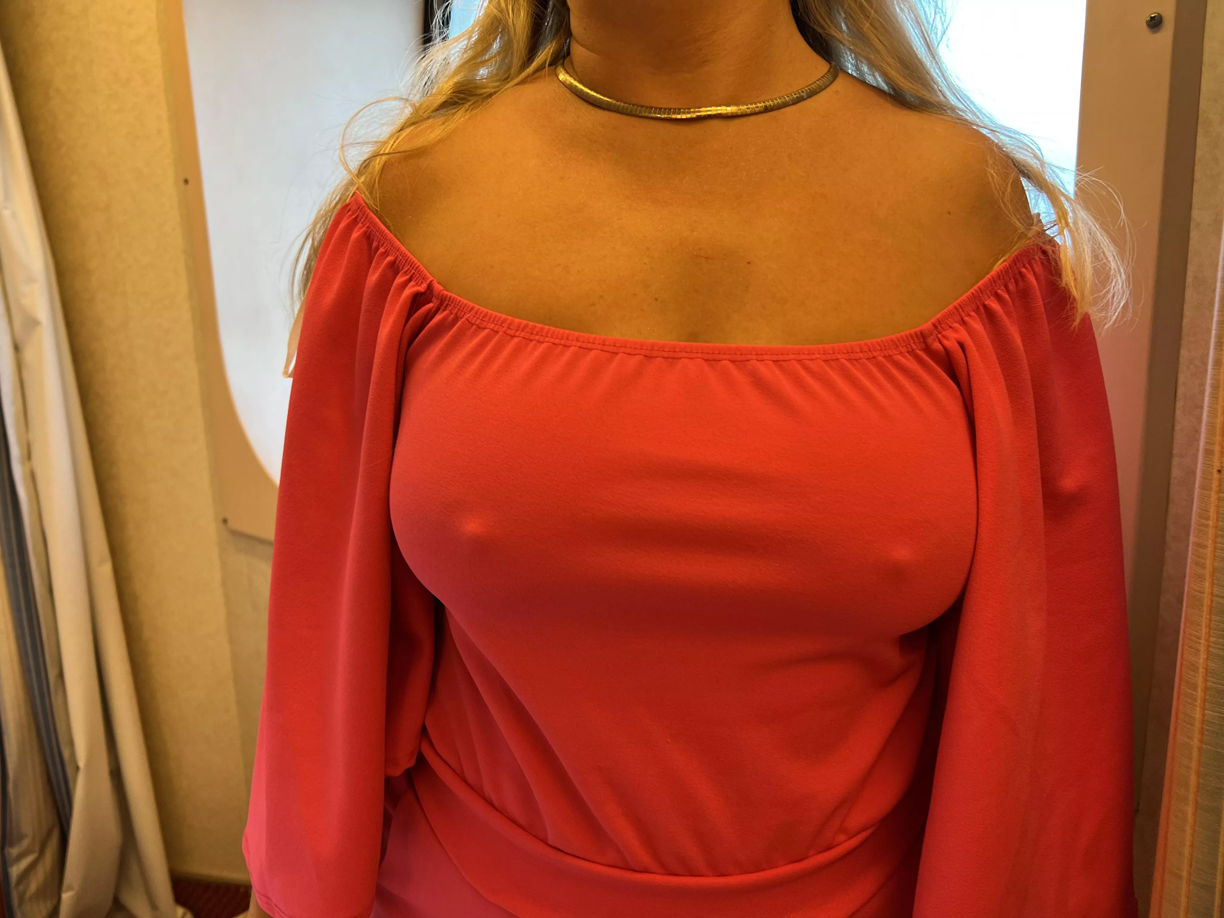 Braless on a cruise posted by ilovefuninpink