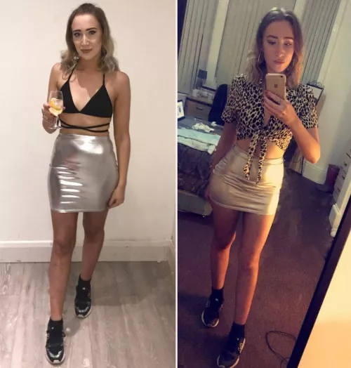 Decided my skirt was too long, Think it looks much better rolled up by ome2276