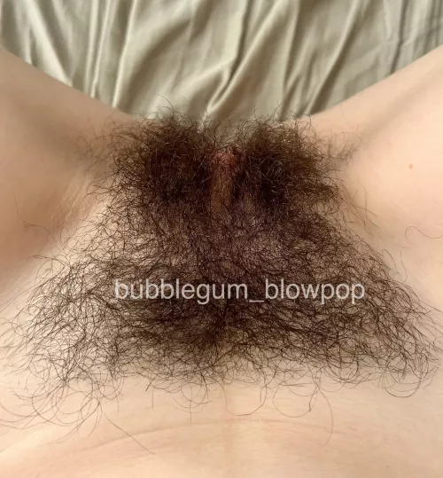 do u like my all natural bush? by bubblegum_blowpop