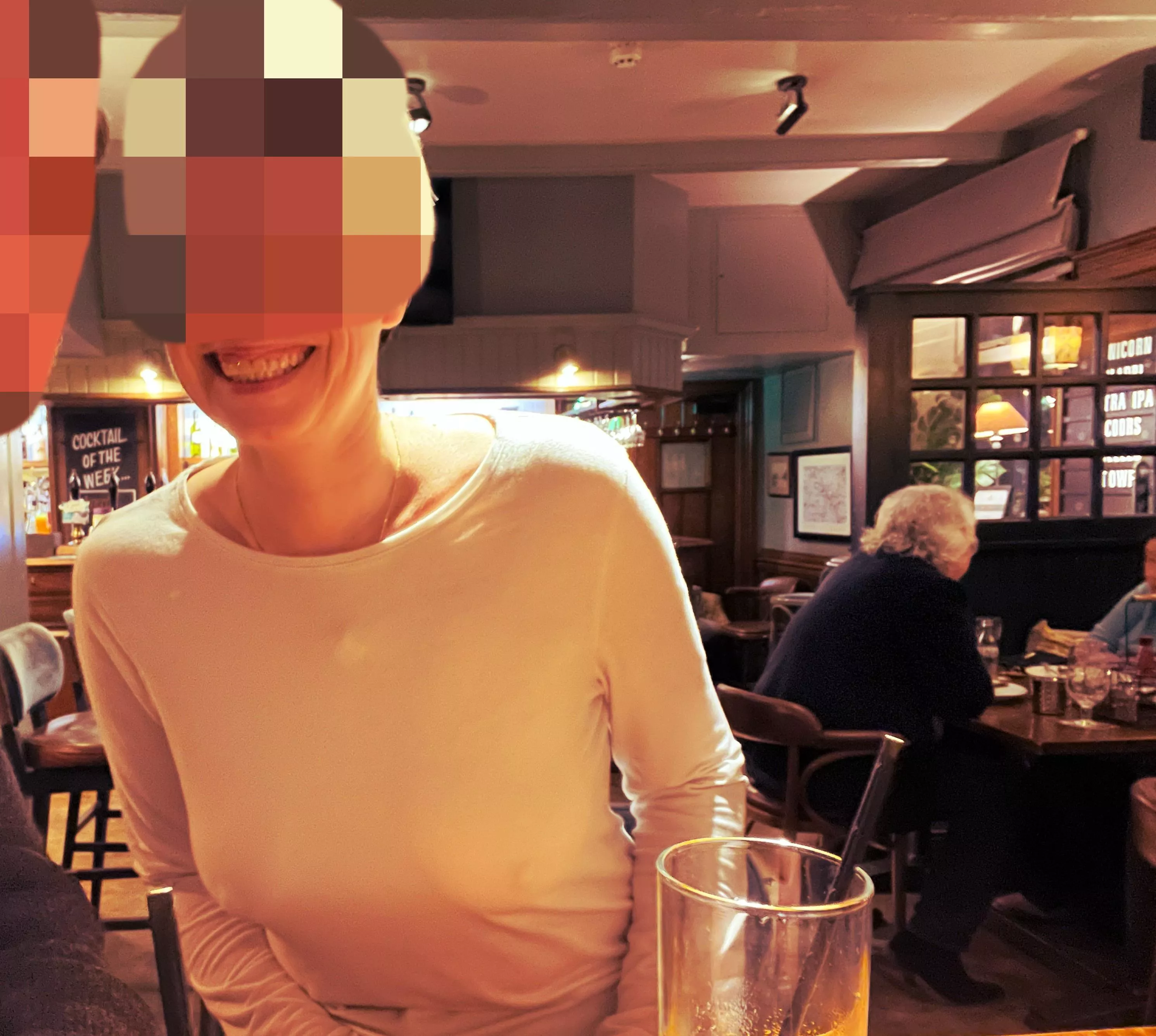 Drinks out braless are better posted by PlayingCouple