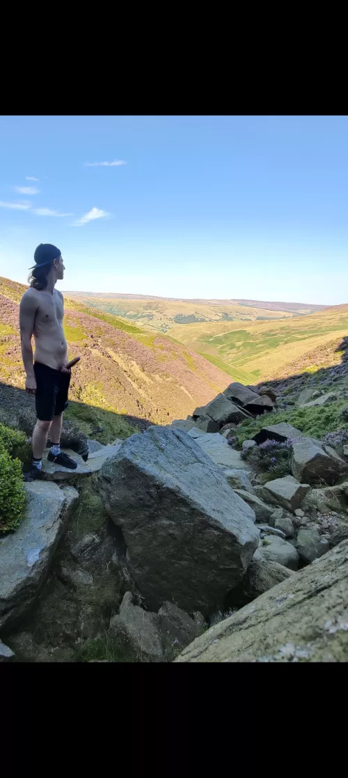 getting my cock out to cool off after a long hike 🥵 by No-Maintenance4075