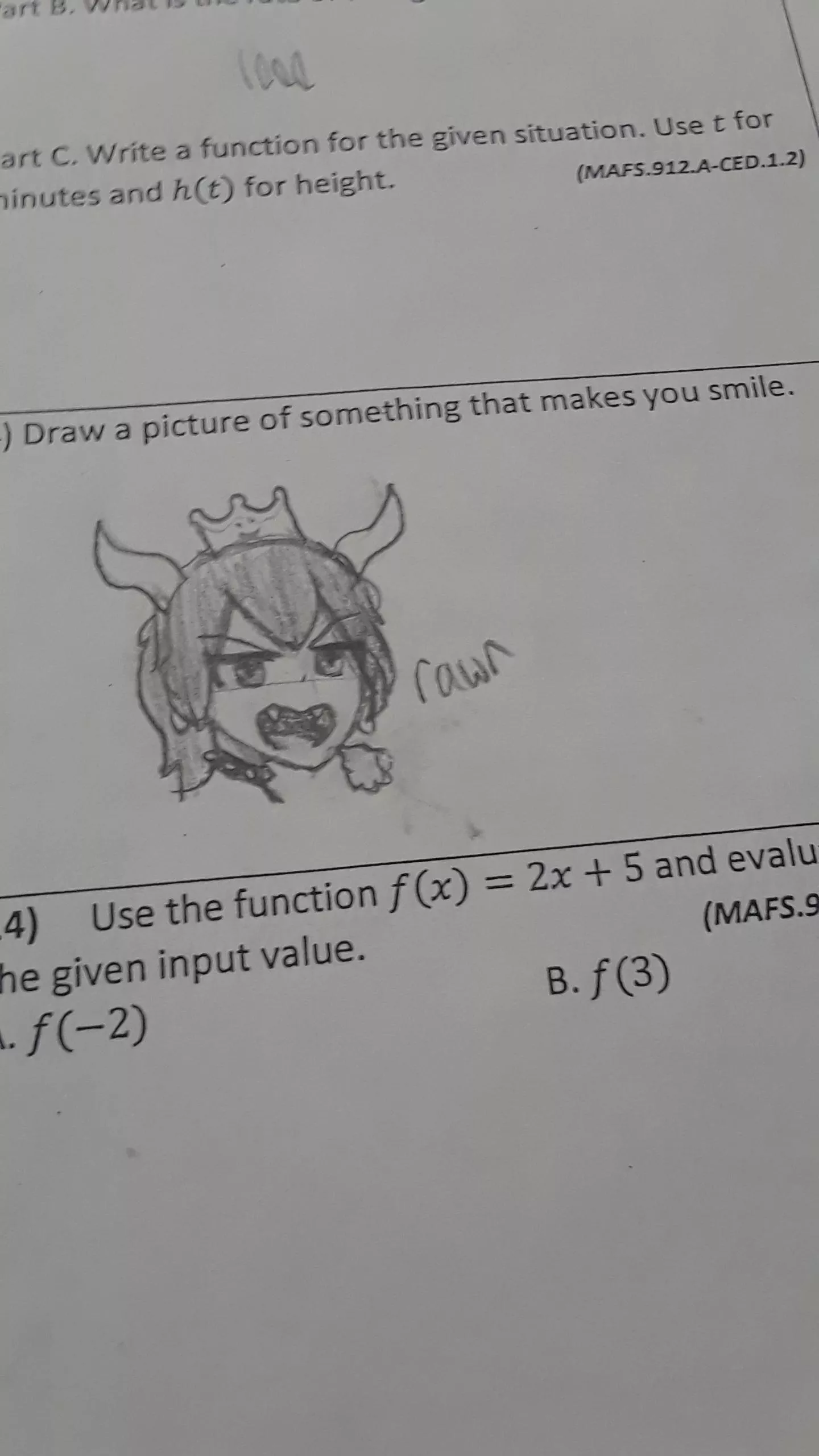 i drew bowsette on my math test posted by Strict-Sir4082
