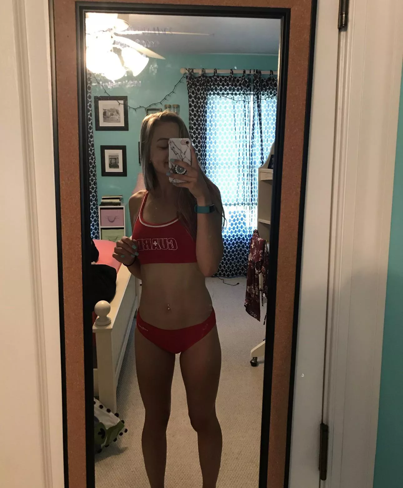 Lifeguard sports bra uniform still fits 😜 posted by eva_dream