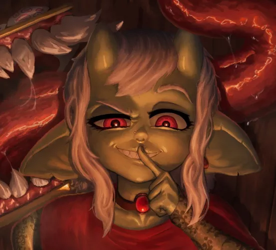 'Mimic & goblin surprise encounter! (yourefucked)' [By @Morc_orc] -full pic in comments- by Morc_orc