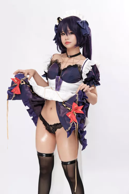 Mona Maid from Genshin Impact by Hazamiin_cos by hazamiin_cos