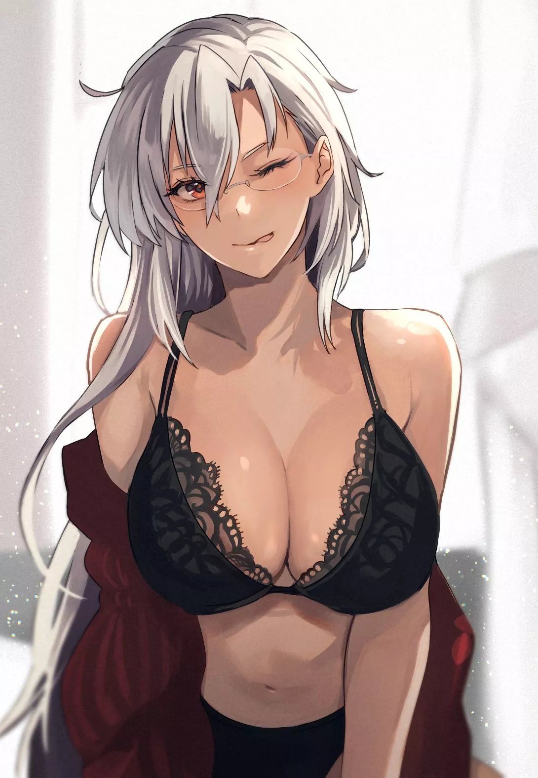 Musashi feeling cheeky [Kancolle] posted by namiaiman