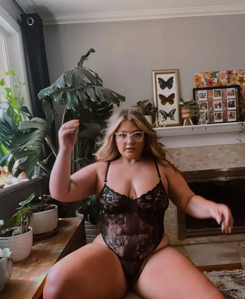 My plants aren’t the only thing getting wet today by demibleu