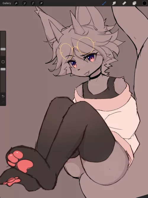 Pawbean! (Art by me) by Krispei100