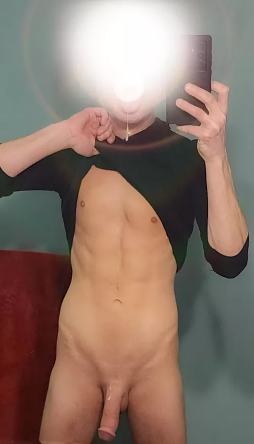 Sending a pic to my Alpha and drooling on my Cock 😏🤤😈🥵 by Anonymous-AlphaOmega