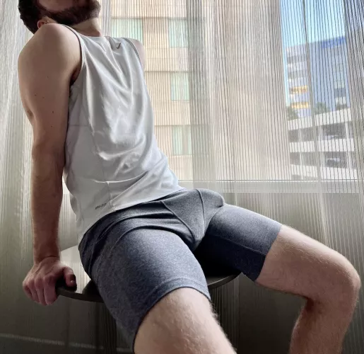 Should I keep the blinds open for you? by ThatBulgeGuy