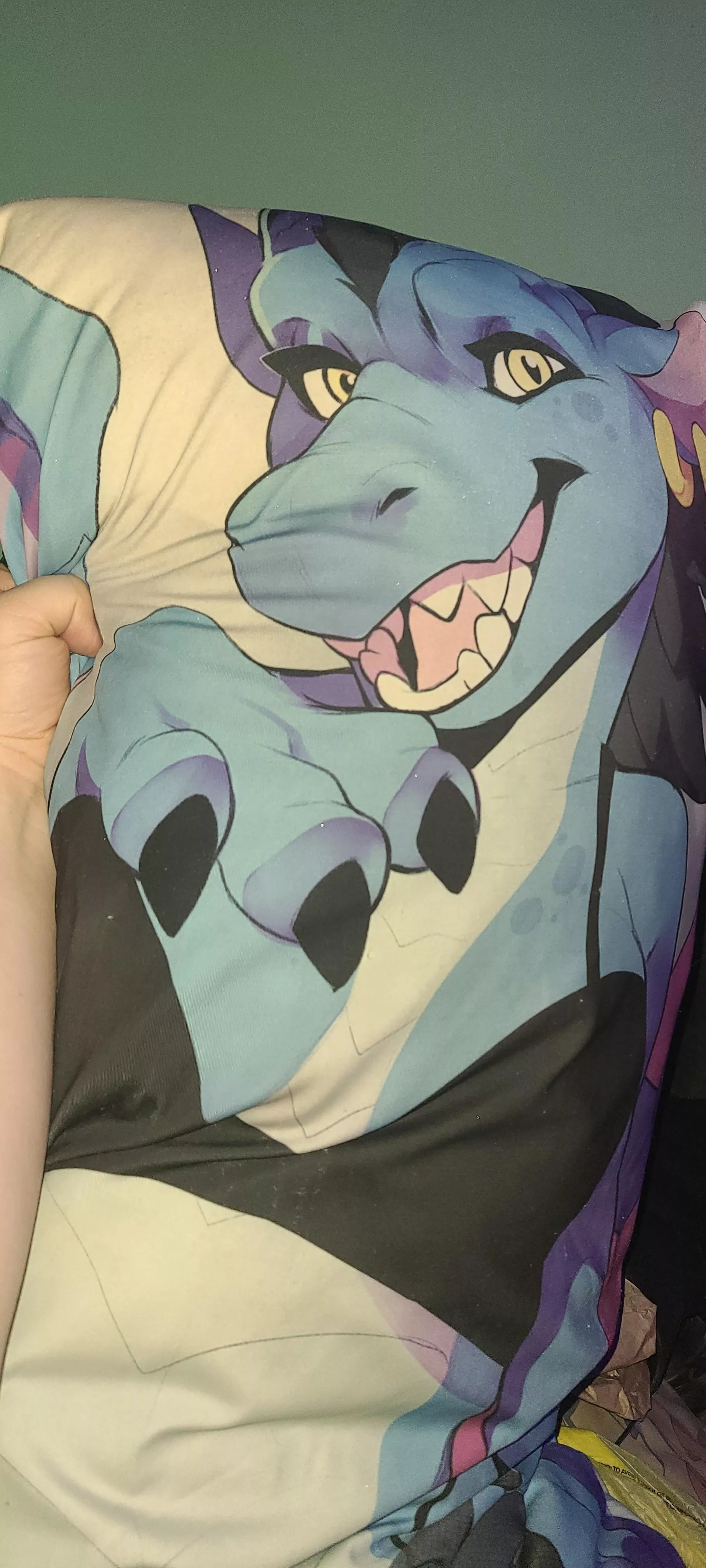 A friend sent me this image and I would like to know what body pillow this is. Link to it on website or original art is what I'm looking for posted by Iggi_Gaming_offi