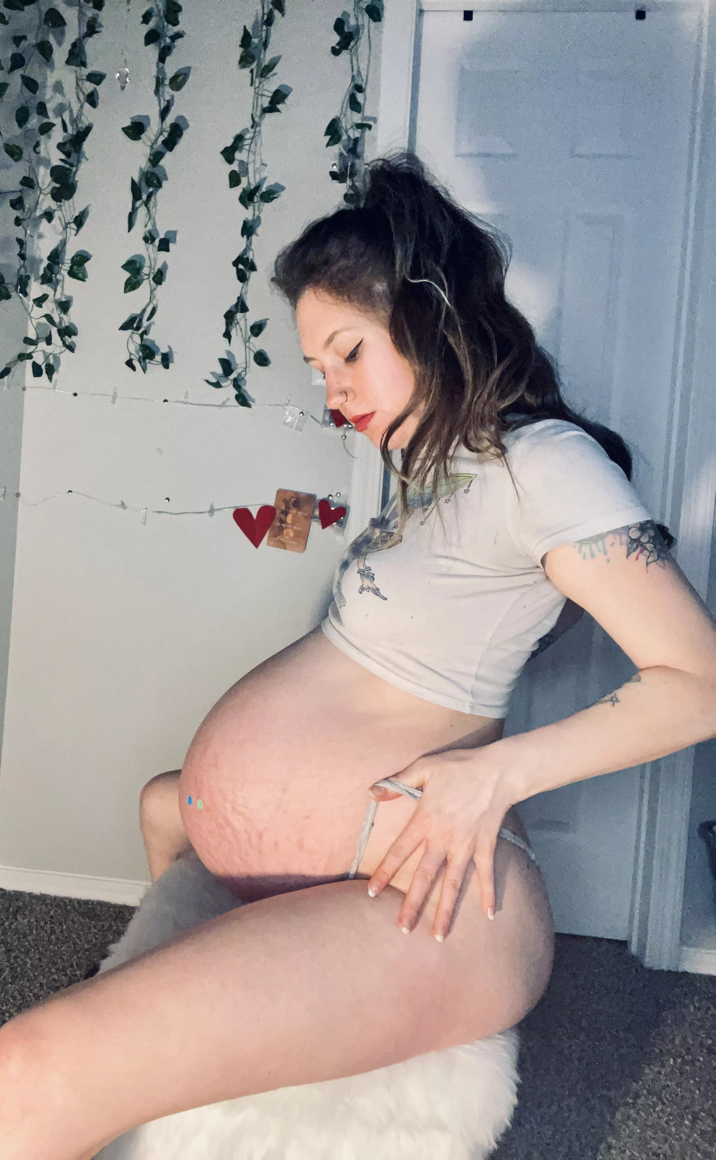 about to pop ;) posted by mysticfaeriexo