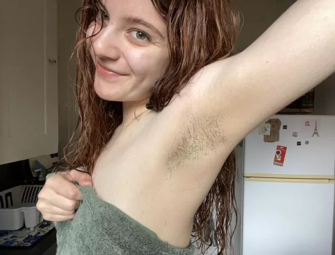 After shower pits! 🧼 Do you like em clean? by kittenmeowned