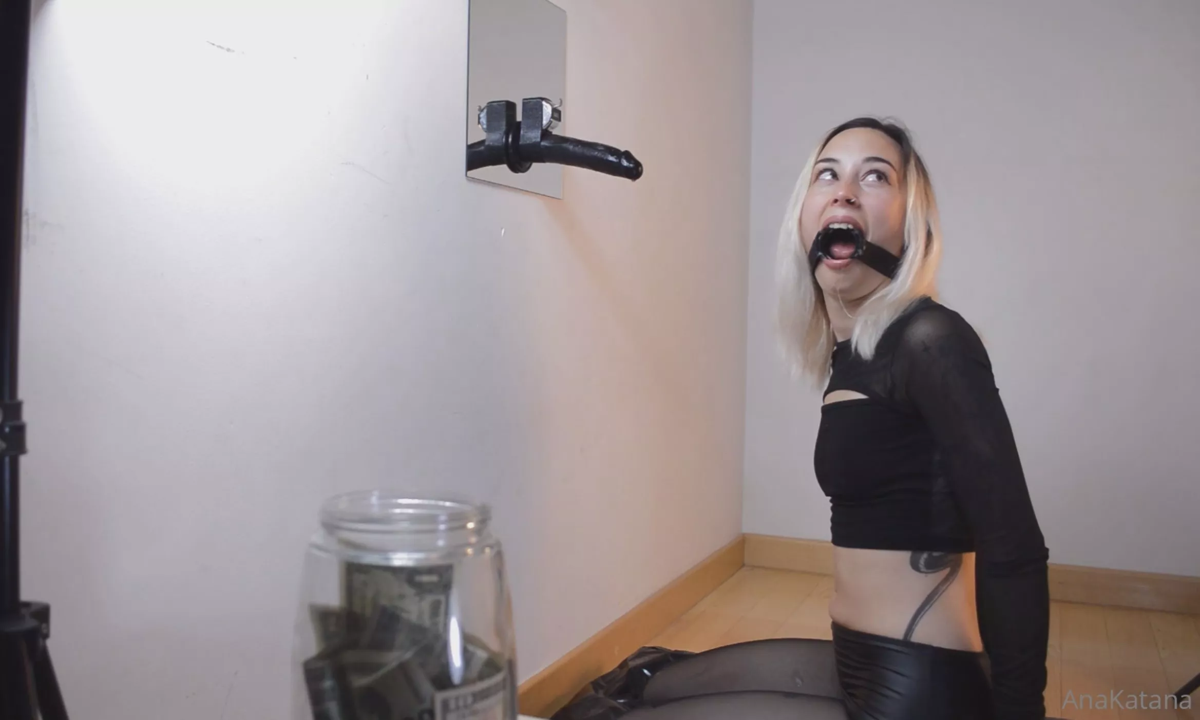 Am I done with deepthroat training [F]or today? (Not even close.) posted by Ana-Katana