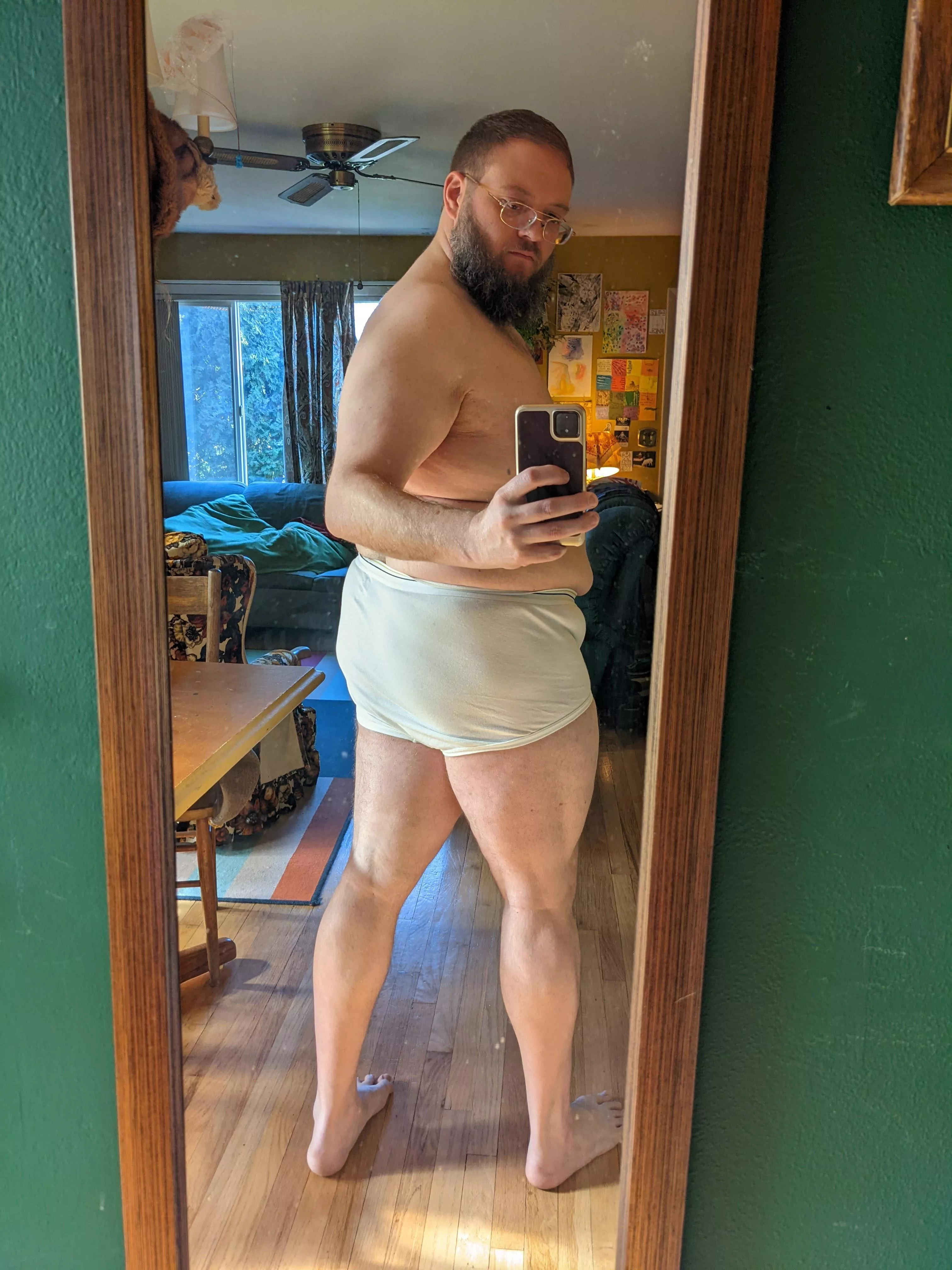 An ex used to make fun of me for wearing dad drawers but she could never keep her hands off me when I did... posted by letmepushinyourstool