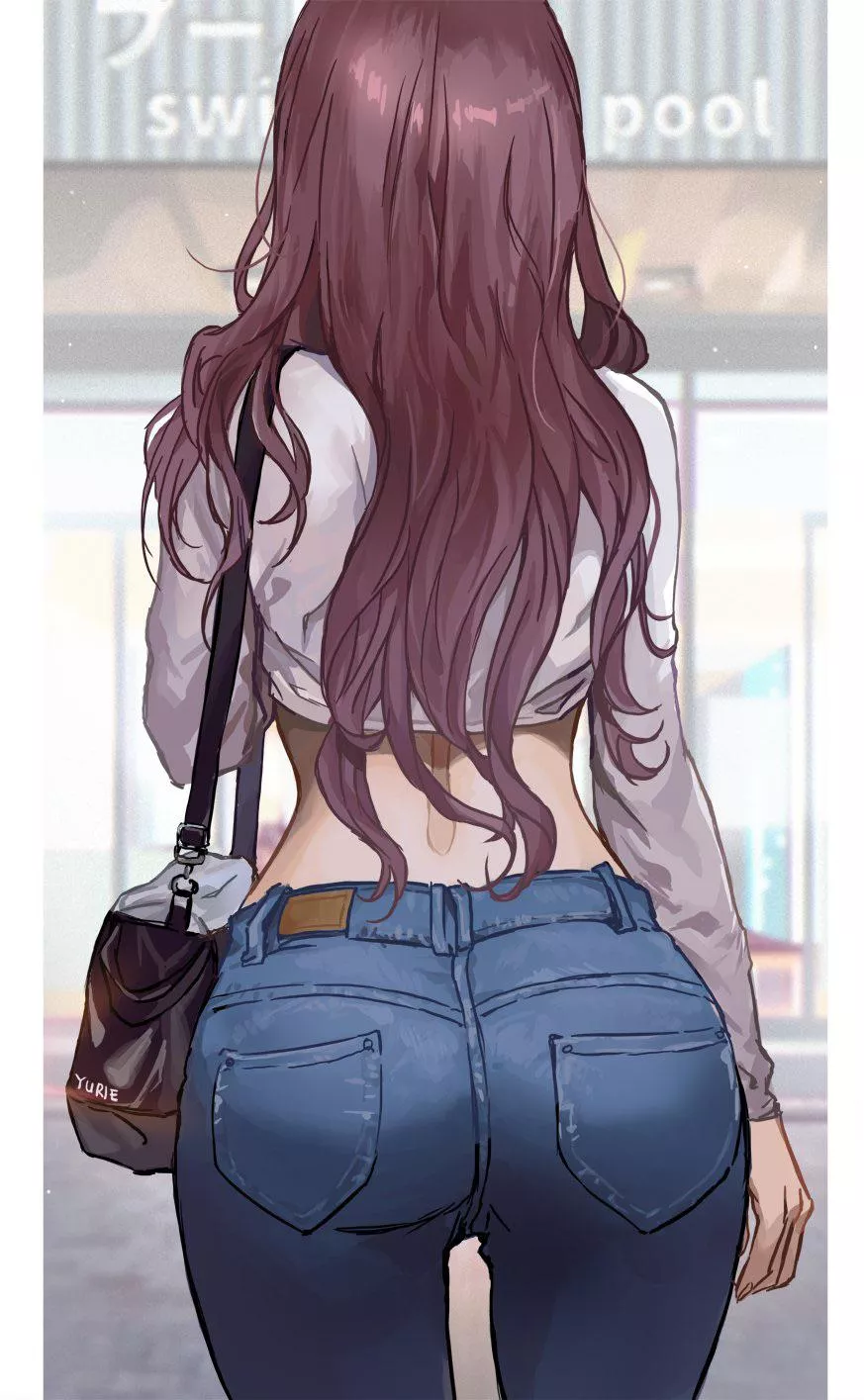 Ass in jeans posted by maybeharu