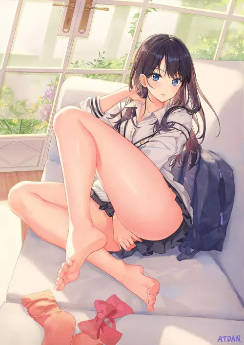beautiful feet (atdan) [SSSS.GRIDMAN] by ecchimoe