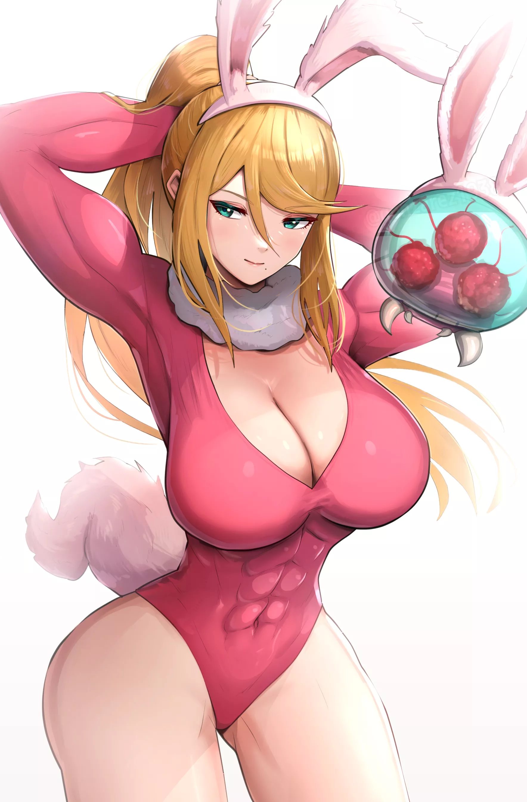 Bunny Samus [Artist: gonzarez1938] posted by ComaOfSouls