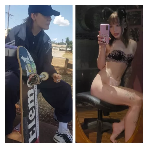 Classic dyke to bimbo turnaround by jackie_r0se