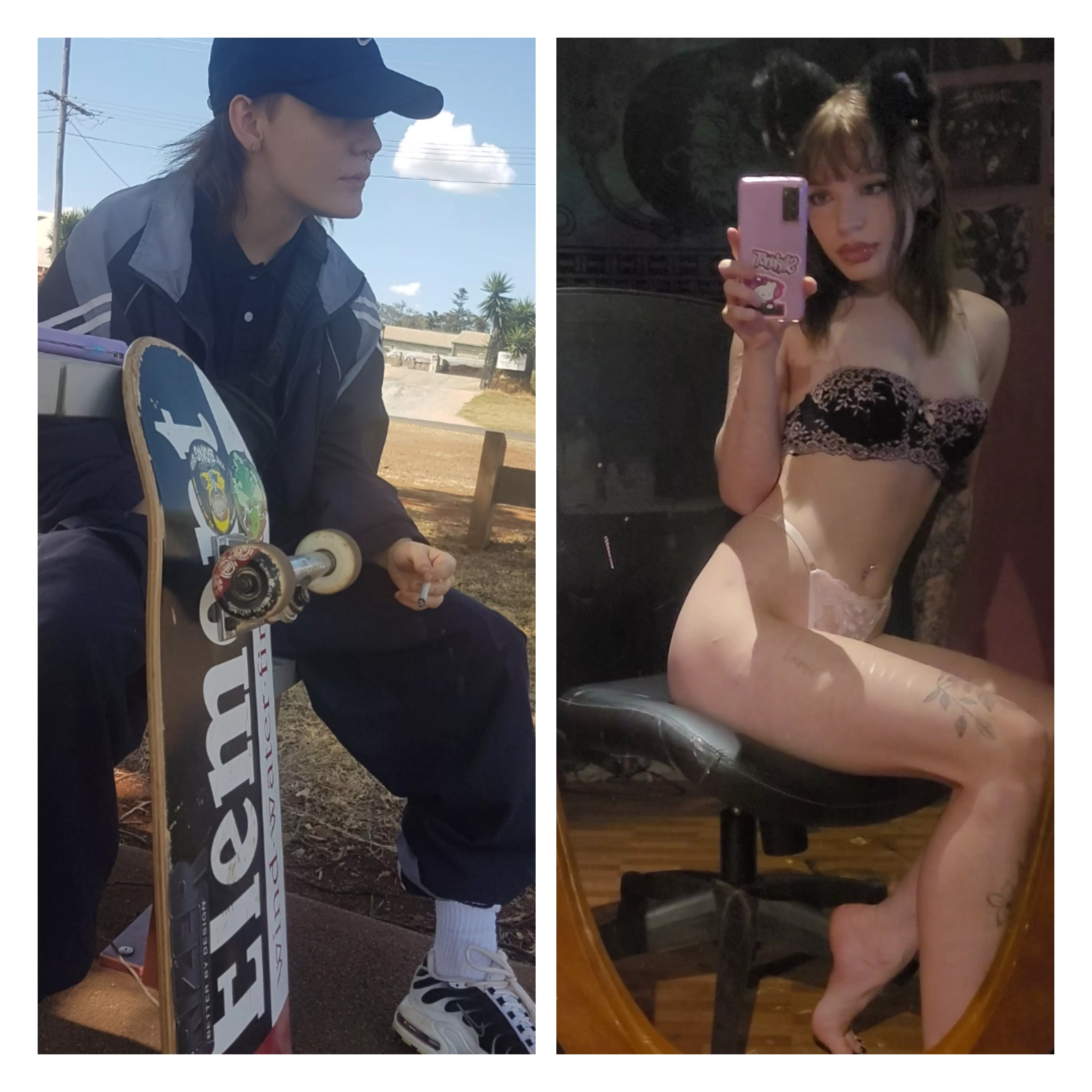 Classic dyke to bimbo turnaround posted by jackie_r0se