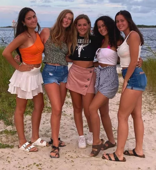 Cuties and Legs by Flaminglin