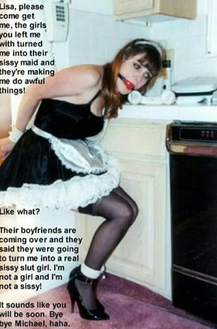 Evil girls turn me into her sissy maid... 💖👠💋 posted by morelessw