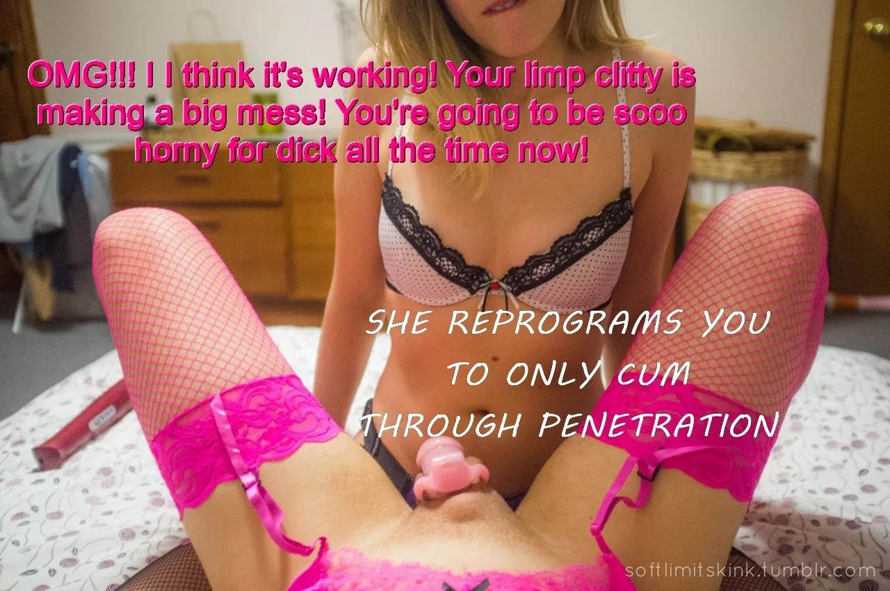 From now on you only cum like this! 💞💖💄 posted by morelessw