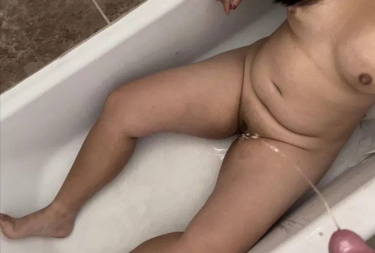 Getting peed on like the good girl I am. by GlendaleDom