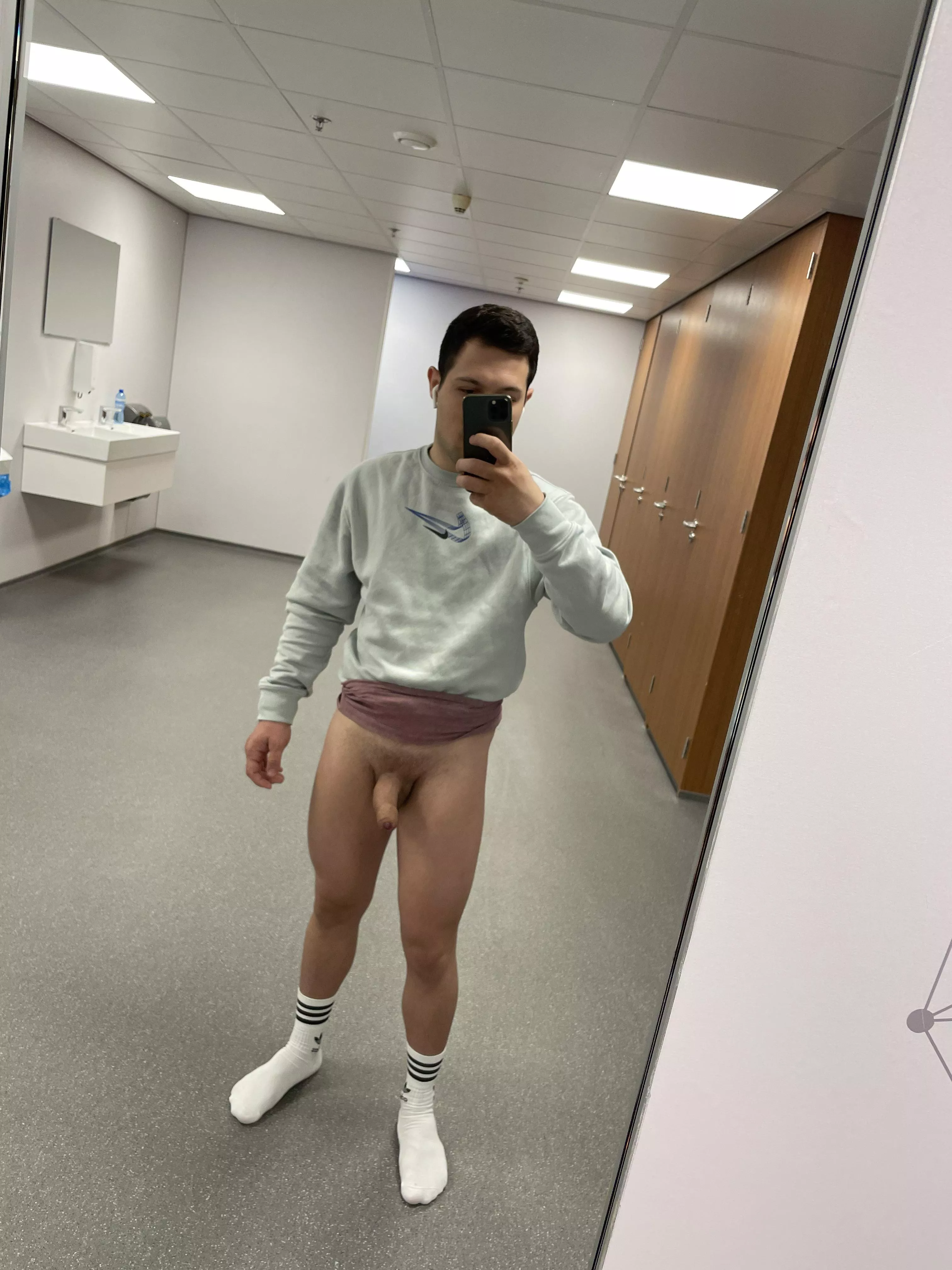 Half naked at the airport 😉 posted by hornyboy_1998