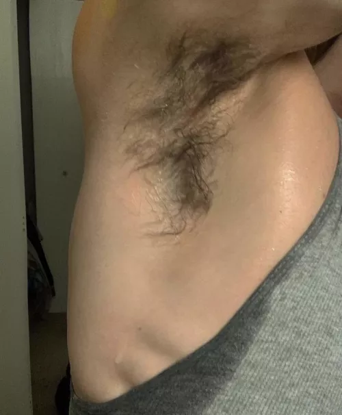 I know it’s wet from my sweat. But would you dare sniff or lick it? by redveloster