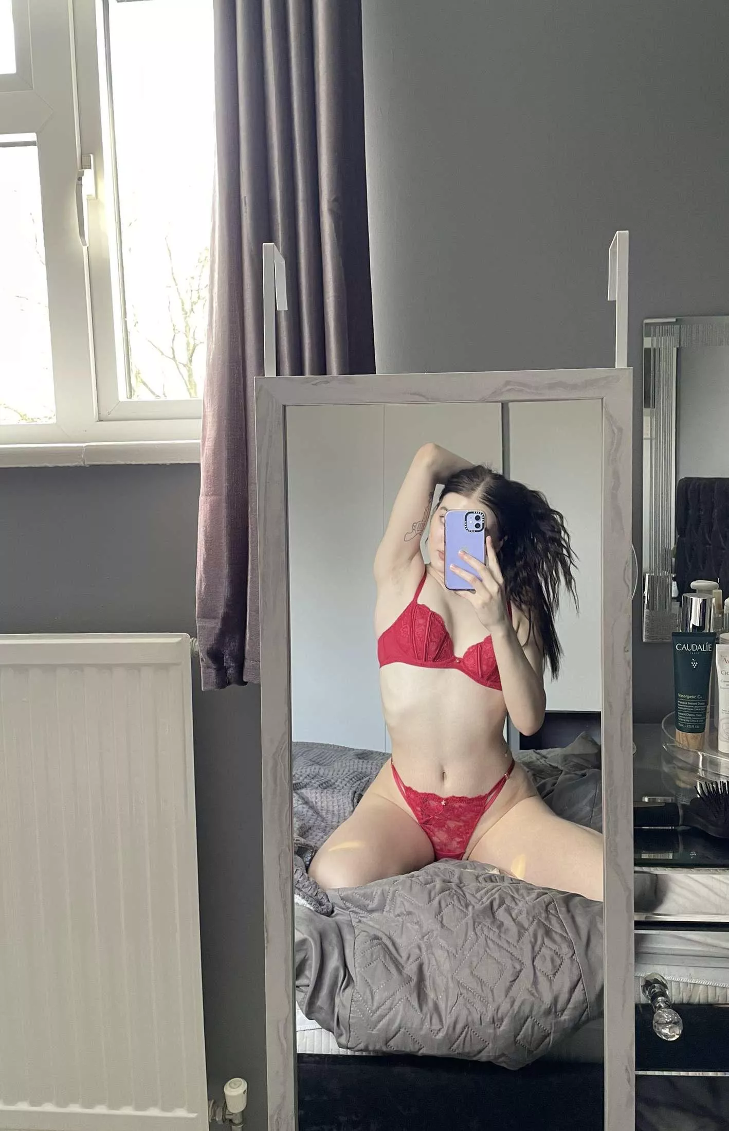 i like the red, but take it off please ❤️ posted by leenaleaks