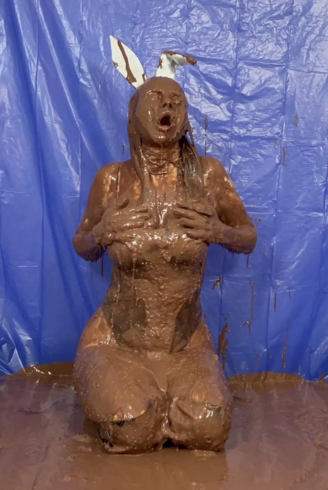 Just because it’s Good Friday doesn’t mean I need to be a Good Bunny does it?? Loved this wild chocolate orgasm xx posted by BrookeMaddison