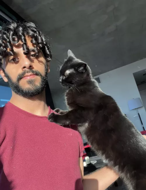 Kittie love 🐈‍⬛ by RealOttersHoldHands