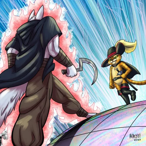 Oh? You're Approaching Me? (art by HeresyArt) by courier5995